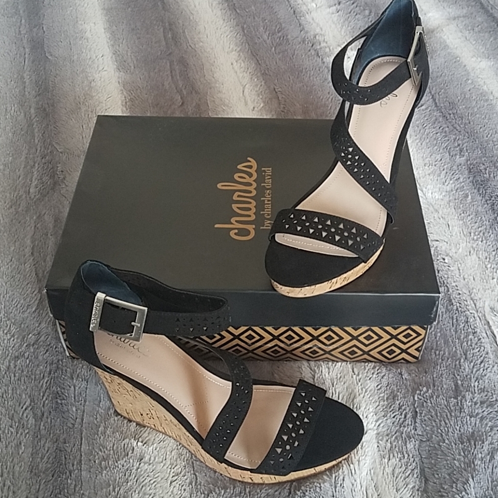 Charles by Charles David Strappy Wedges
